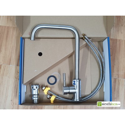 Vòi rửa chén bát nóng lạnh Malloca K059-SN Vòi rửa chén bát nóng lạnh Malloca K059-SN