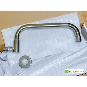 Vòi gạt inox bếp công nghiệp loại tốt, dài 25cm, 30cm