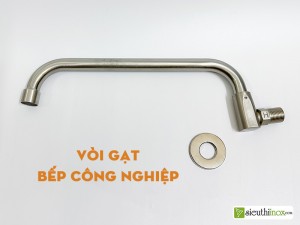 Vòi gạt xoay dùng cho bếp công nghiệp, loại dài 30cm