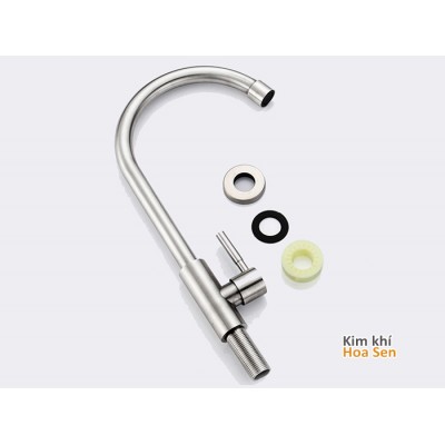 Vòi rửa bát inox 201, xoay 360 độ