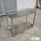 Kệ inox 2 tầng có bánh xe, để đồ đa năng nhiều kích cỡ