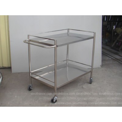 Xe đẩy inox 2 tầng 8050