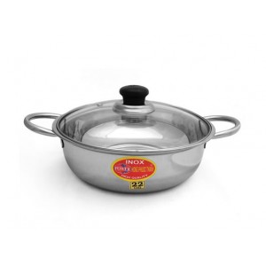 Lẩu nắp kính quai ống Lẩu nắp kính quai ống