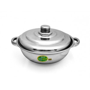 Lẩu nắp inox quai ống Lẩu nắp inox quai ống