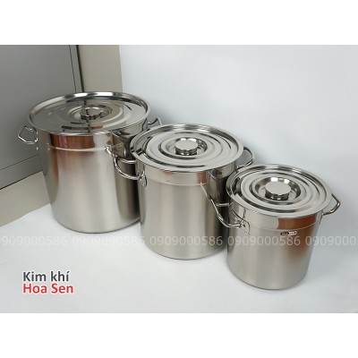 Nồi nấu canh inox 1 đáy nhiều dung tích
