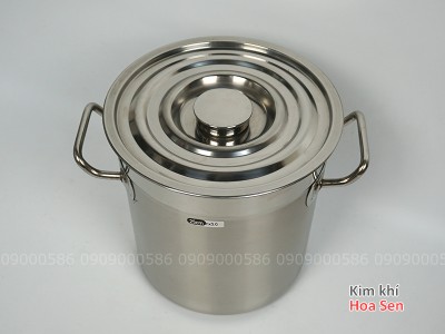 Nồi nấu canh inox 1 đáy nhiều dung tích