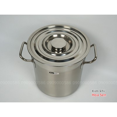 Nồi nấu canh inox 1 đáy nhiều dung tích