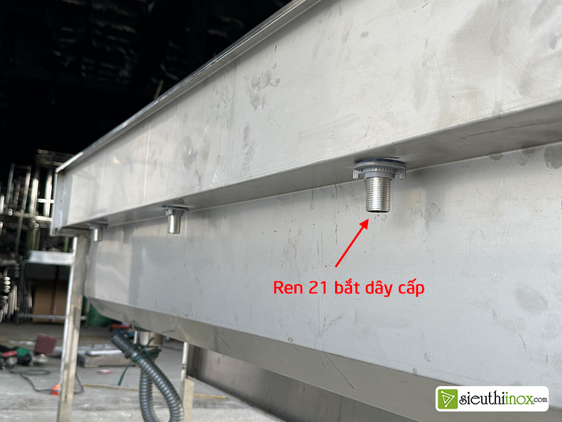 Bồn rửa tay inox dùng cho học sinh rửa tay trong trường học