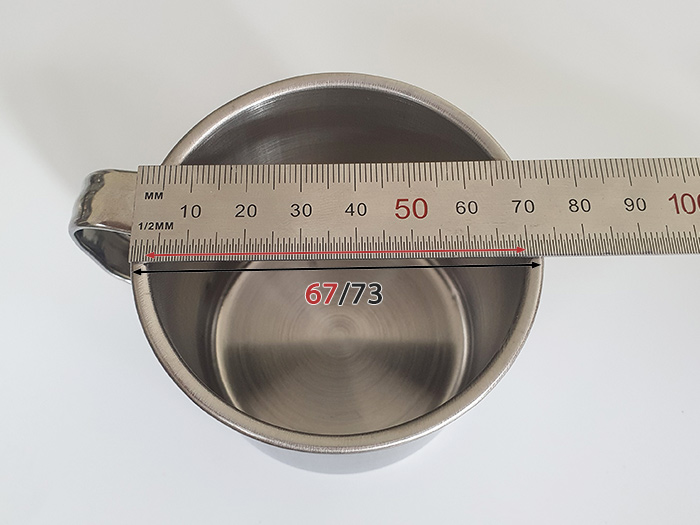 kích thước ca inox 7cm giá rẻ