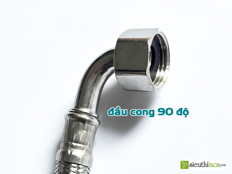 Đầu cổ cong 90 độ, ren 21