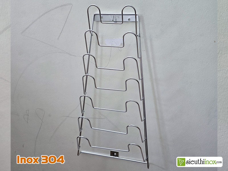 Giá để vung xoong nồi inox 304