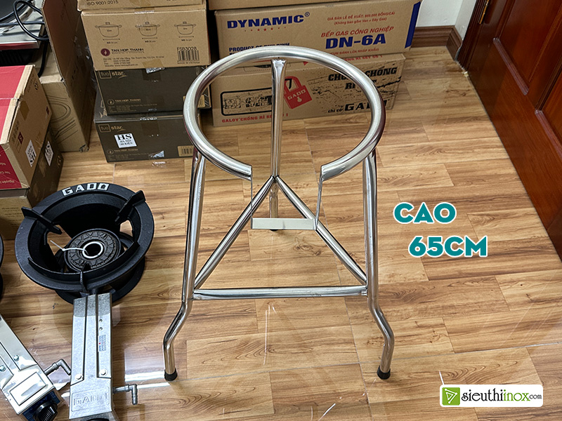 chân kệ để bếp ga công nghiệp loại cao 65cm