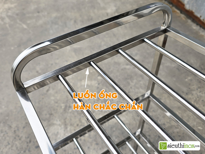 kệ để giày dép inox 5 tầng