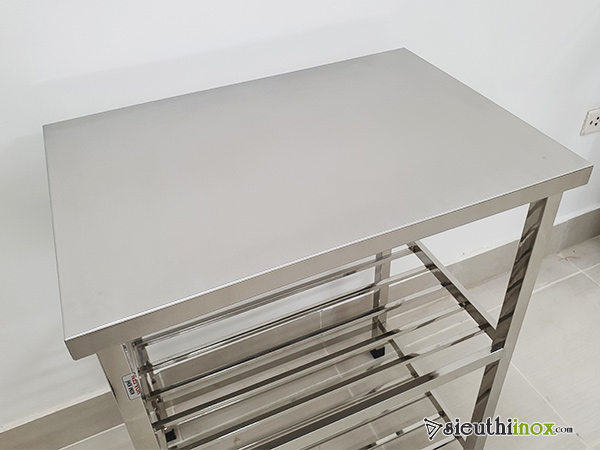 Mặt kệ inox 3 tầng 40x60