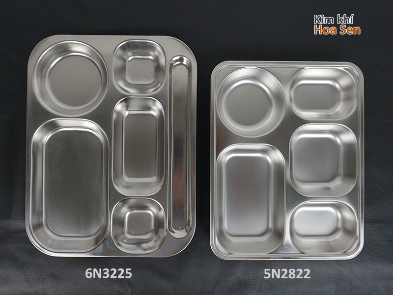 kích thước khay cơm inox 6 ngăn 6N3225