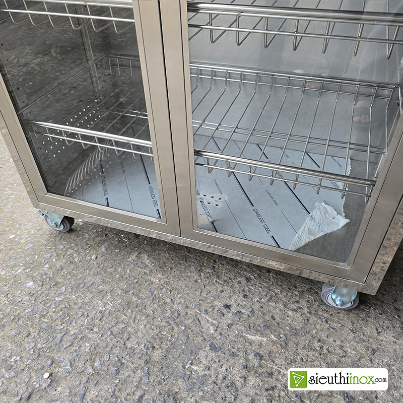 tủ inox đựng bát đĩa