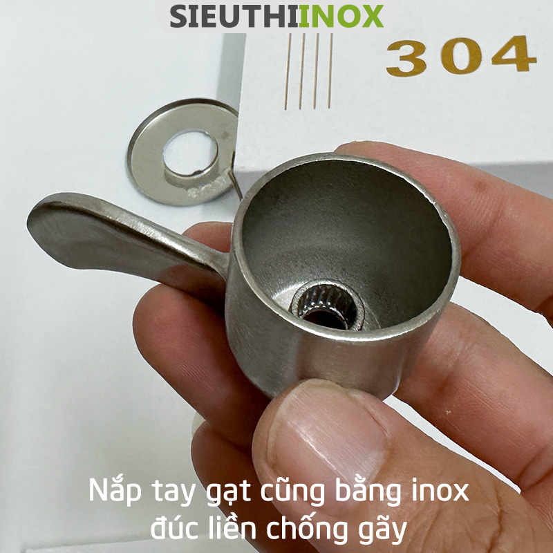 vòi rửa inox gắn tường, lắp sân vườn, as017