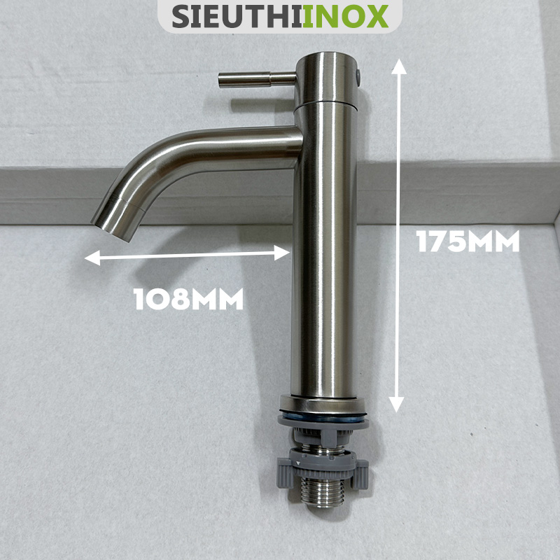 vòi rửa tay inox 304, cf011