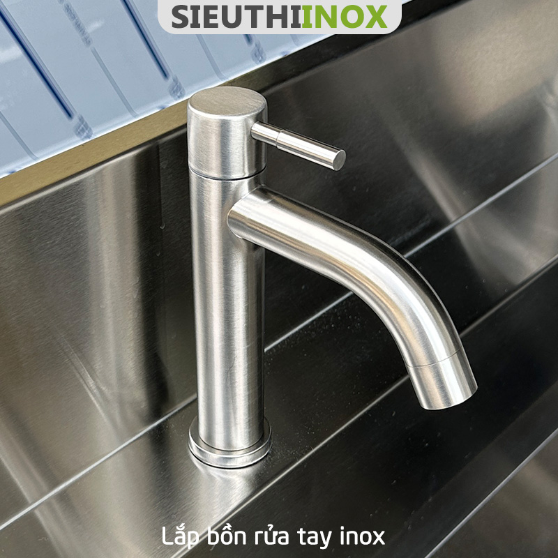 vòi rửa tay inox 304, cf011