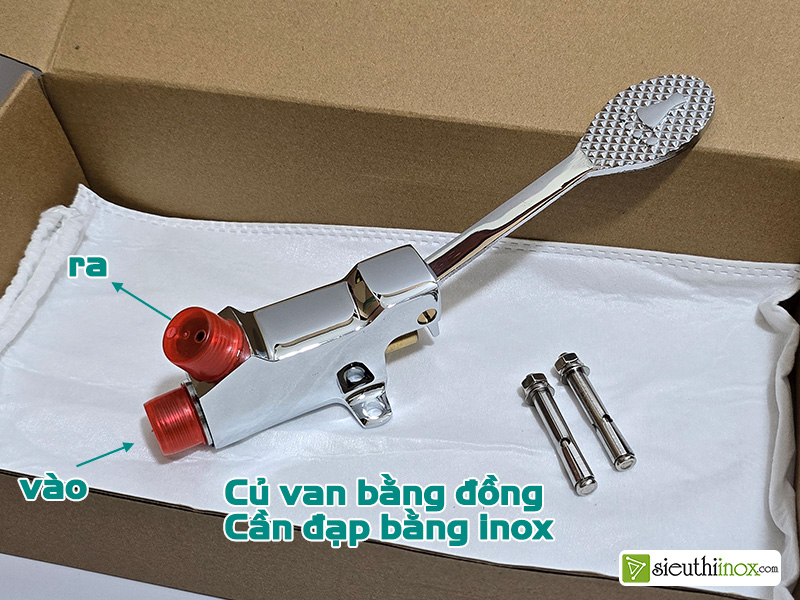 bộ van vòi đạp chân DC3