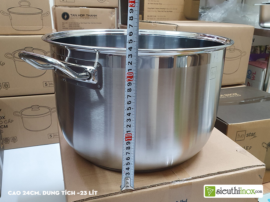 Nồi luộc gà inox 3 đáy Fivestar 36cm