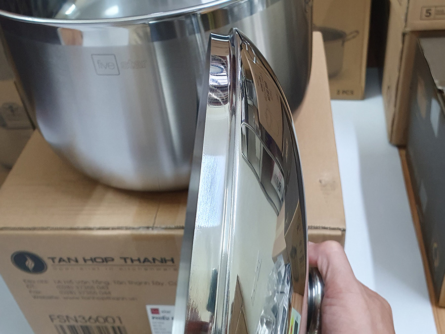 Nồi luộc gà inox 3 đáy Fivestar 36cm